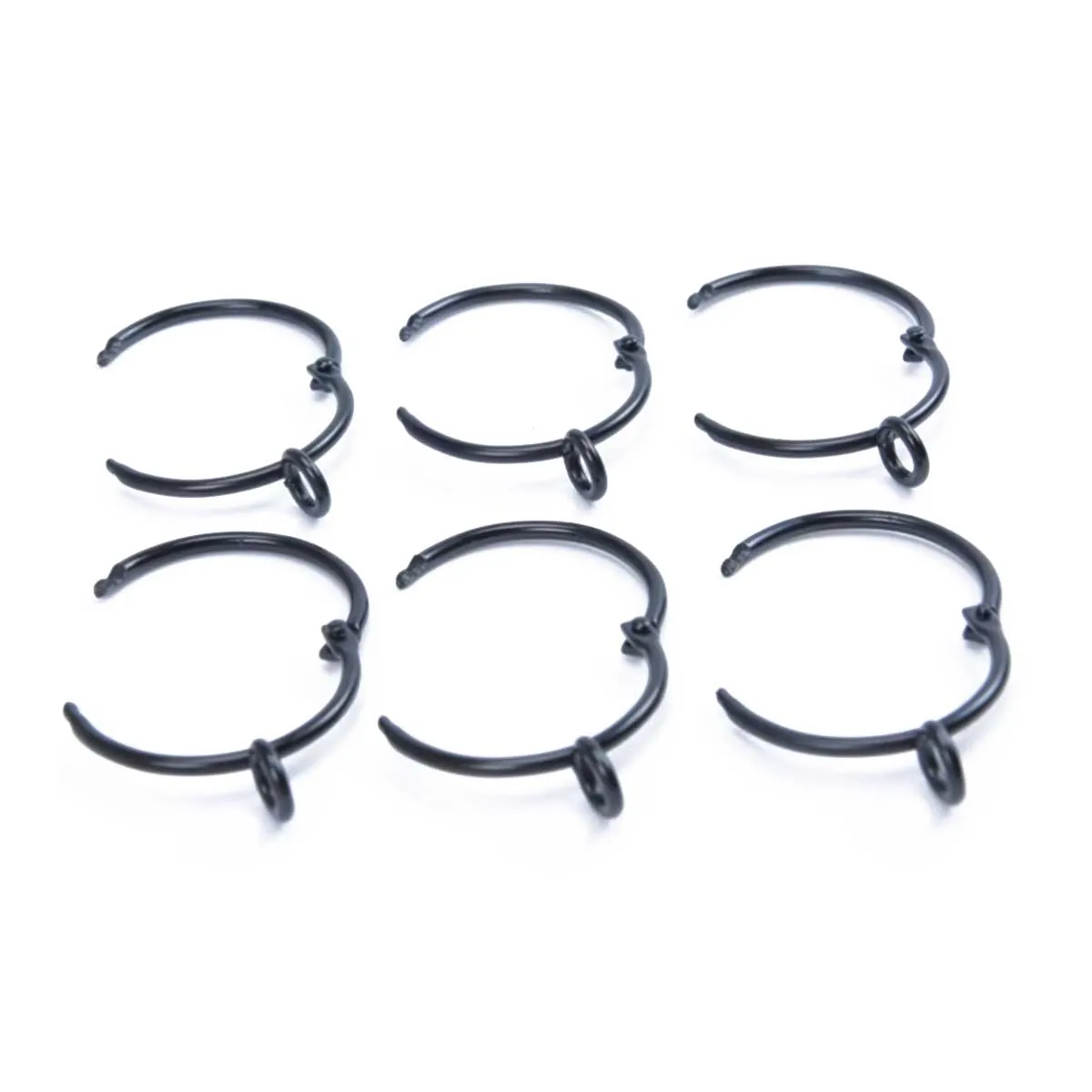 Black Curtain Opening Hanging Ring/Living Ring Metal Hook Buckle Ring Curtain Accessories