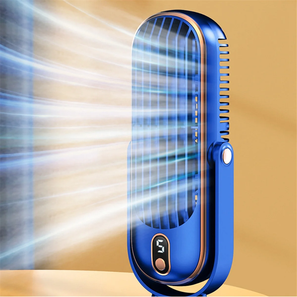 FZFZ 720&deg; Flippable Bladeless Tower Fan, Oscillating Silent Fan with 5 Modes, Energy Efficient for Bedroom Office Pink