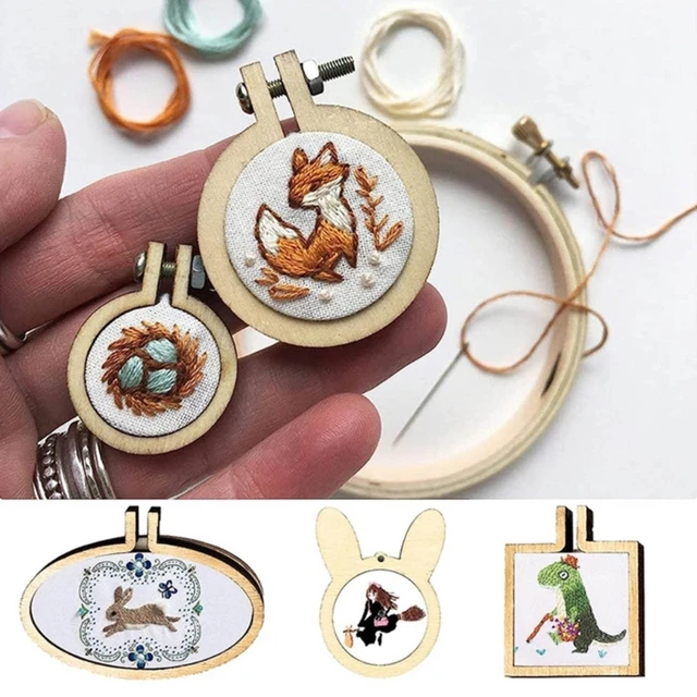 Mini Embroidery Hoop Rings Small Rings Tiny Embroidery Hoop Round