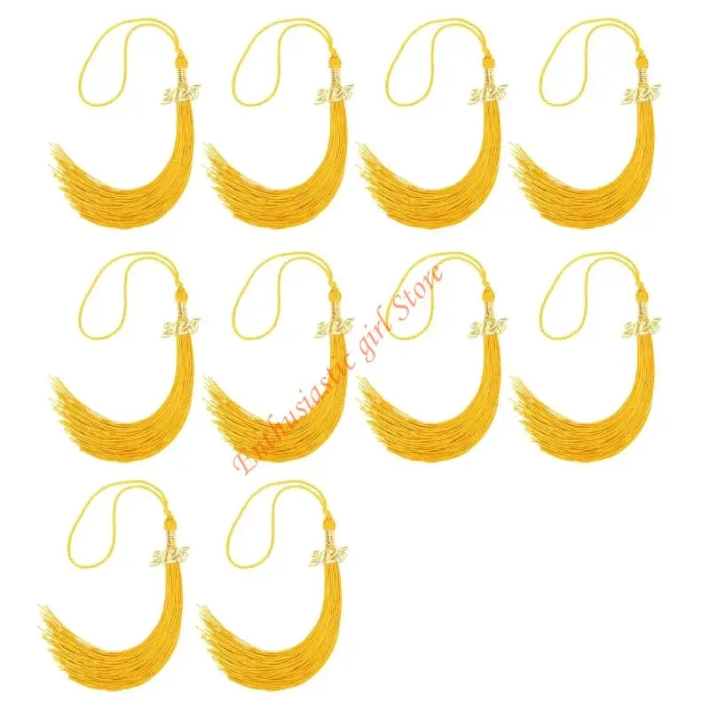 10PCS 2025 졸업 모자 술 매력 졸업 가운 모자 장식 술 대학 및 학교 졸업생 RXJB