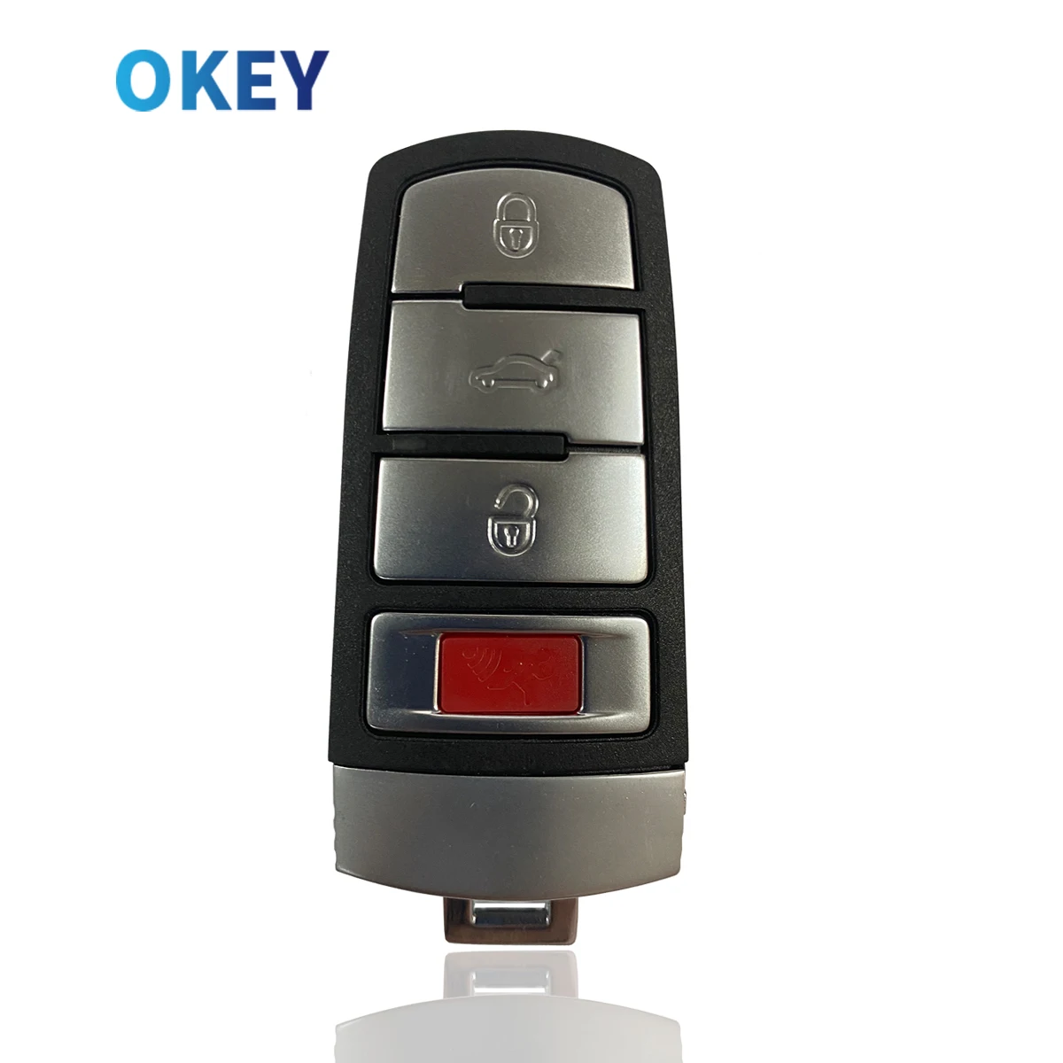 Okey Remote Car Key Shell Replacement Case For VW Volkswagen Passat 2006-2013 CC 2009-2015  Key Shell Cover With Blade