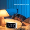 LED Mini Table Clock Digital Alarm Temperature Snooze Display Time Home Desktop Decoration USB Charging Electronic Alarm Clock 2