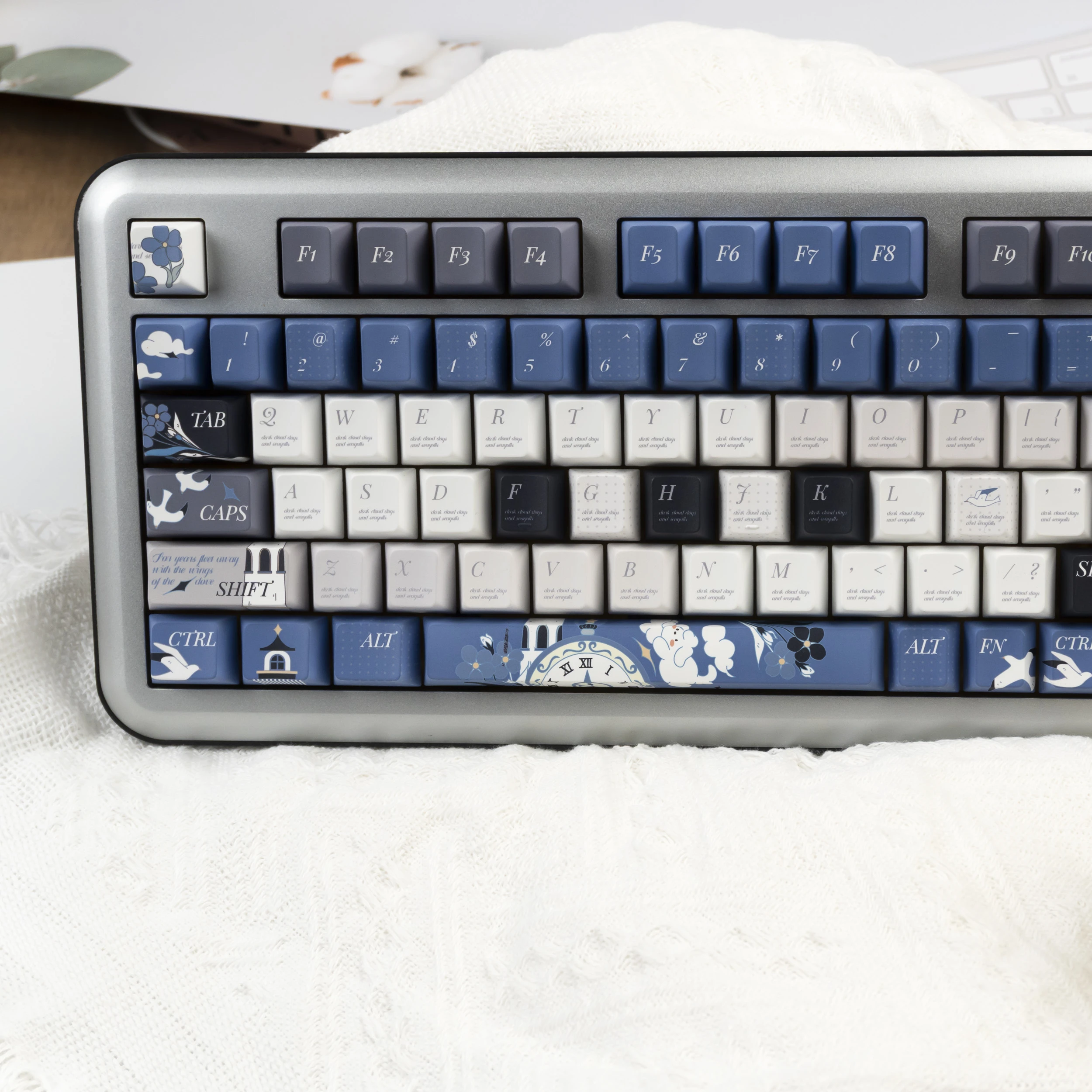 JCM Keycaps 체리 프로파일 PBT 염료 서브 키 캡 Seagull 기계식 게임용 키보드 RT 키보드 Wooting HI75