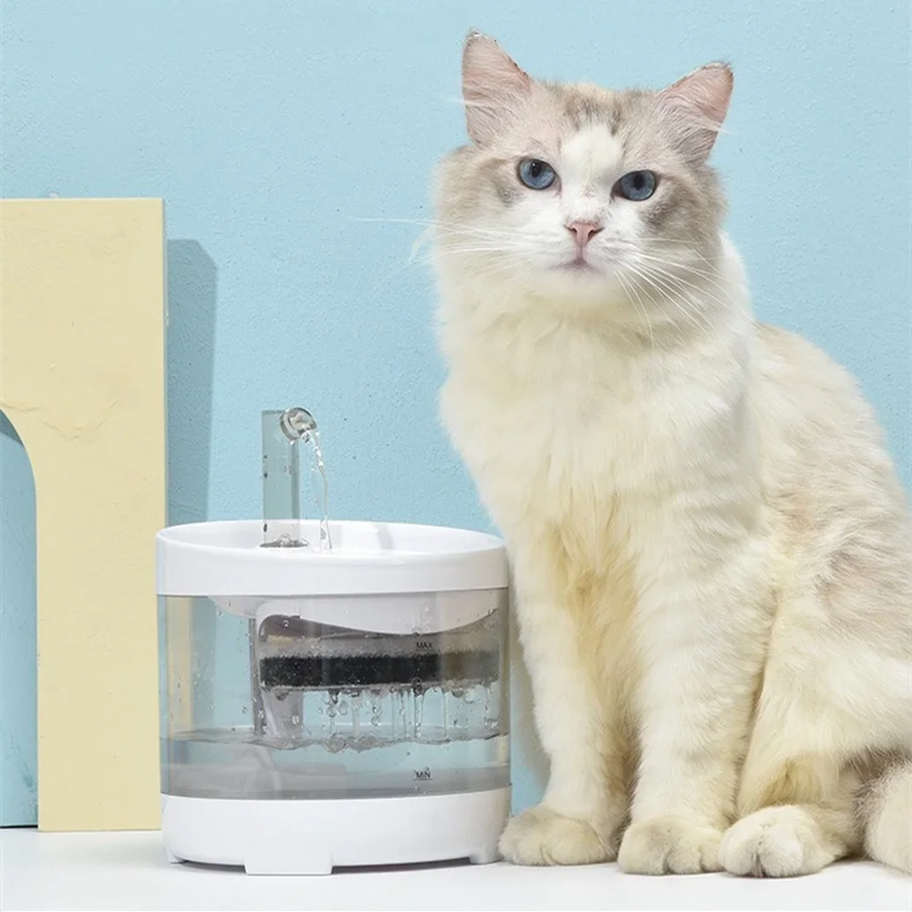 Fuente de agua automática Cats  Sensor de movimiento de fuente de agua de  Gato-4l Cat Water - Aliexpress
