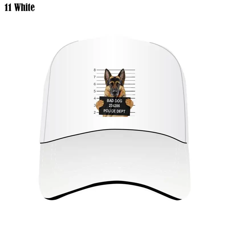 

Крутые головные уборы с надписью немецкой овчарки Mugshot подарок для любителей собак новейшая Мужская модная хипстерская летняя забавная хлопковая кепка с надписью Bill Ha