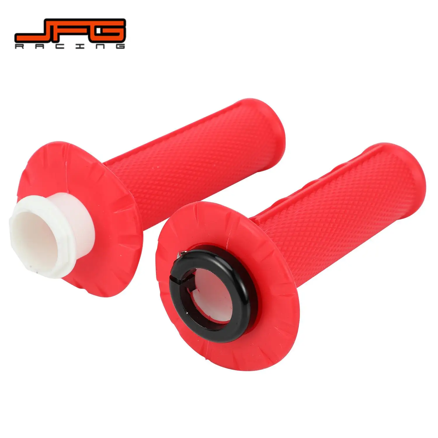 Premium Non-Slip Rubber Handlebar Grips for Motorcycles - Off-Road and Dirt Bike Use