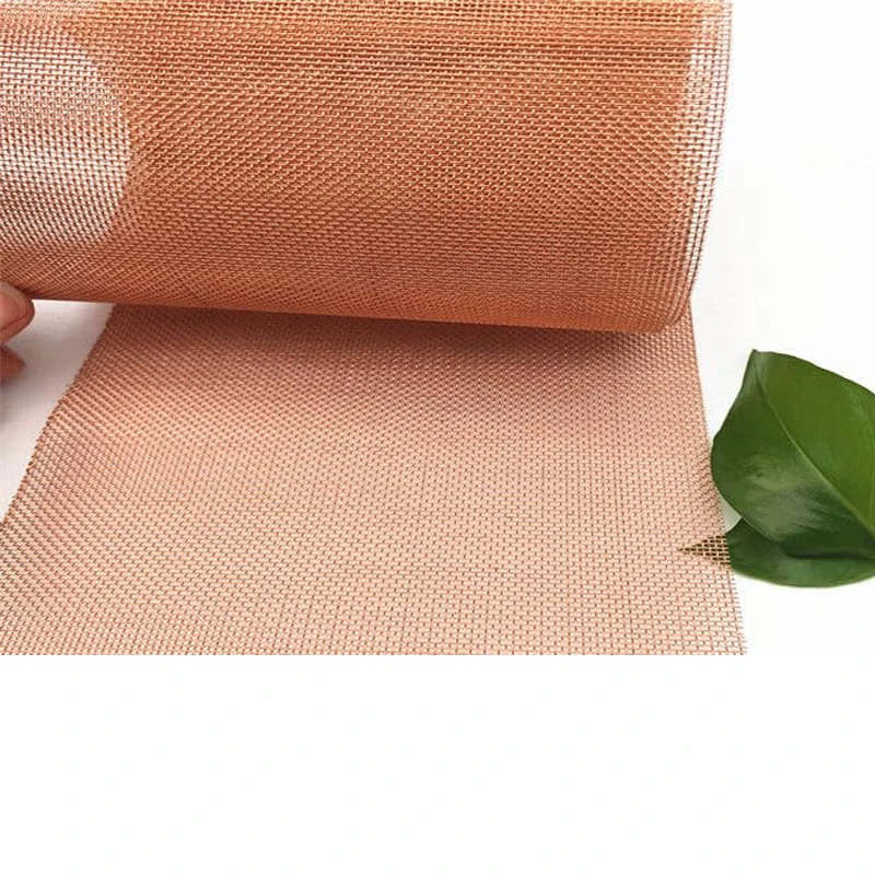 1 pcs 10~200 mesh copper mesh thickness shielding cloth filter dry sieve signal sieve metal copper laboratory supplies copper mesh screen