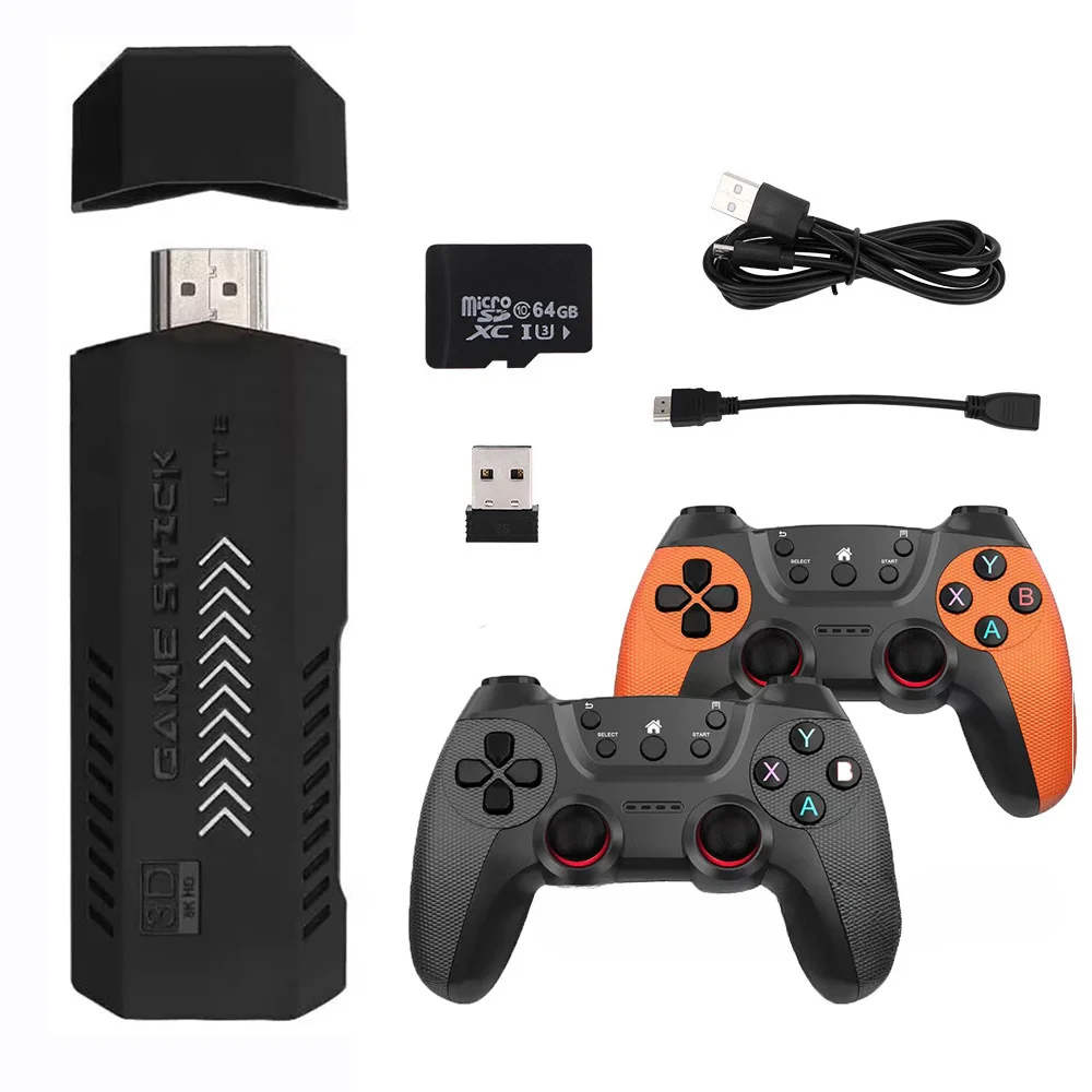 X2 Ultra kotitelevisiopelikonsoli teräväpiirto 2.4G langaton retro HDMI kaksoispelihalli 3D_voghion.com