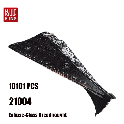 

Строительные блоки MOULD KING 21004, Звездный Разрушитель Eclipse-класс, модель дредов, сборные блоки, детские игрушки «сделай сам», подарки на день рождения