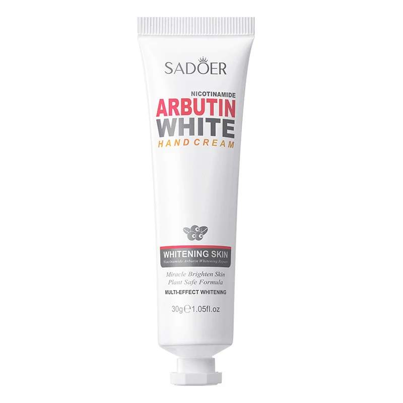 SADOER Arbutin Whitening Hand Cream Moisturizing Non Greasy Nourishing Anti Dry Crack Hydrating Anti-aging Hands Skin Care