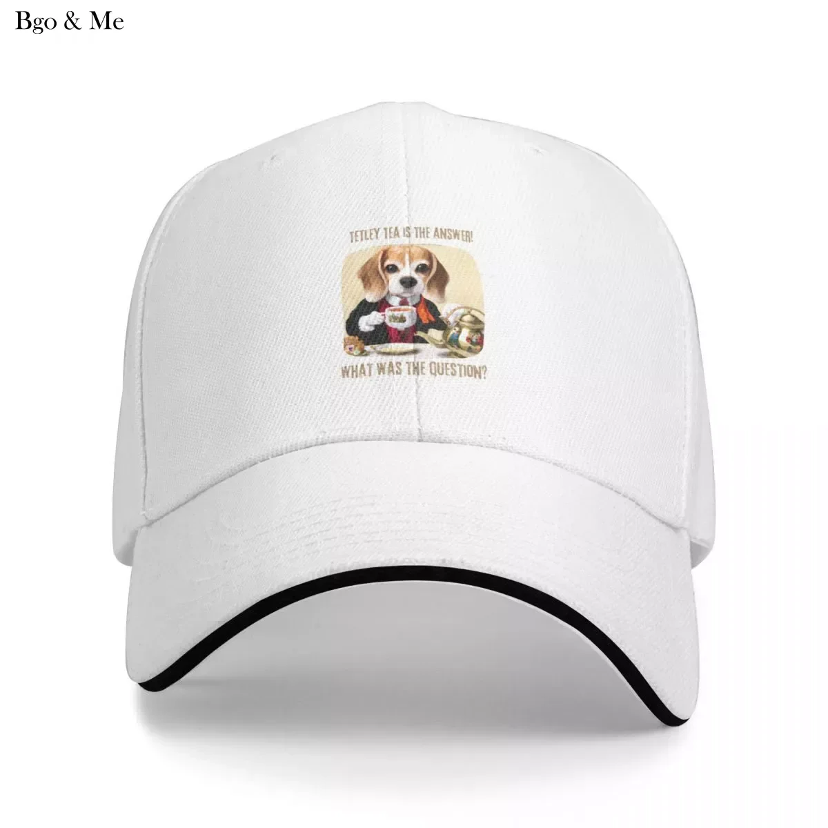 

2023 New Tetley Tea Is The Answer Beagle Dog Tea Time Baseball Cap Ball Cap Rave Hats For Men Women's