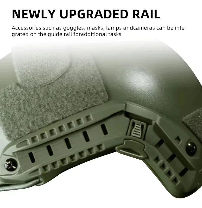 Tactical Helmet Fast PJ Airsoft Helmet with Goggles ABS CS Riding Shooting Helmets Outdoor Sports Head Protection Gear