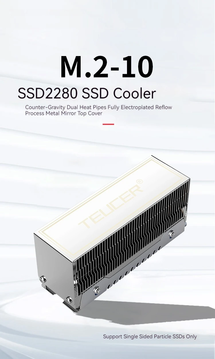SSD, refrigerador com almofada térmica, acessórios de computador, M2-10