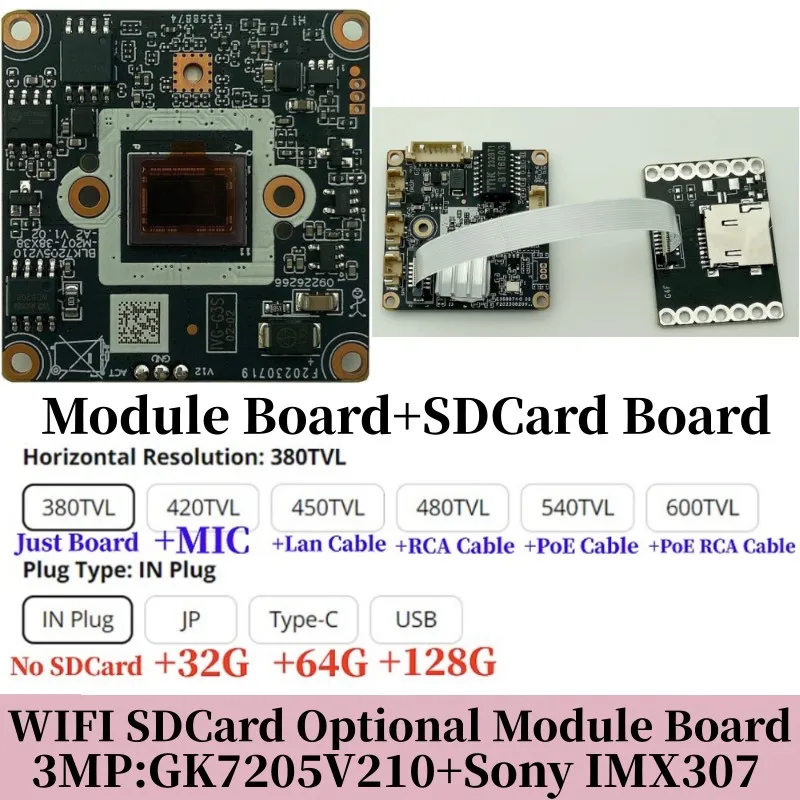 3MP add SD Board