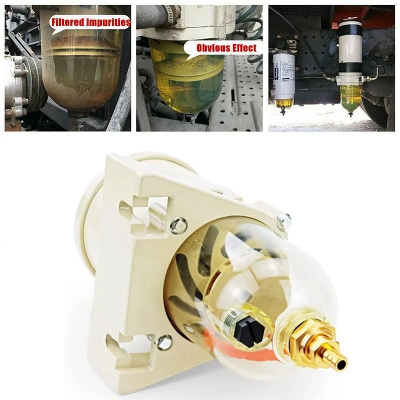 

NEW-500FG 500FH Marine Engine Fuel Racor Filter Elements Car Boat Truck Oil Water Separator Filter With 12V Heating Rod