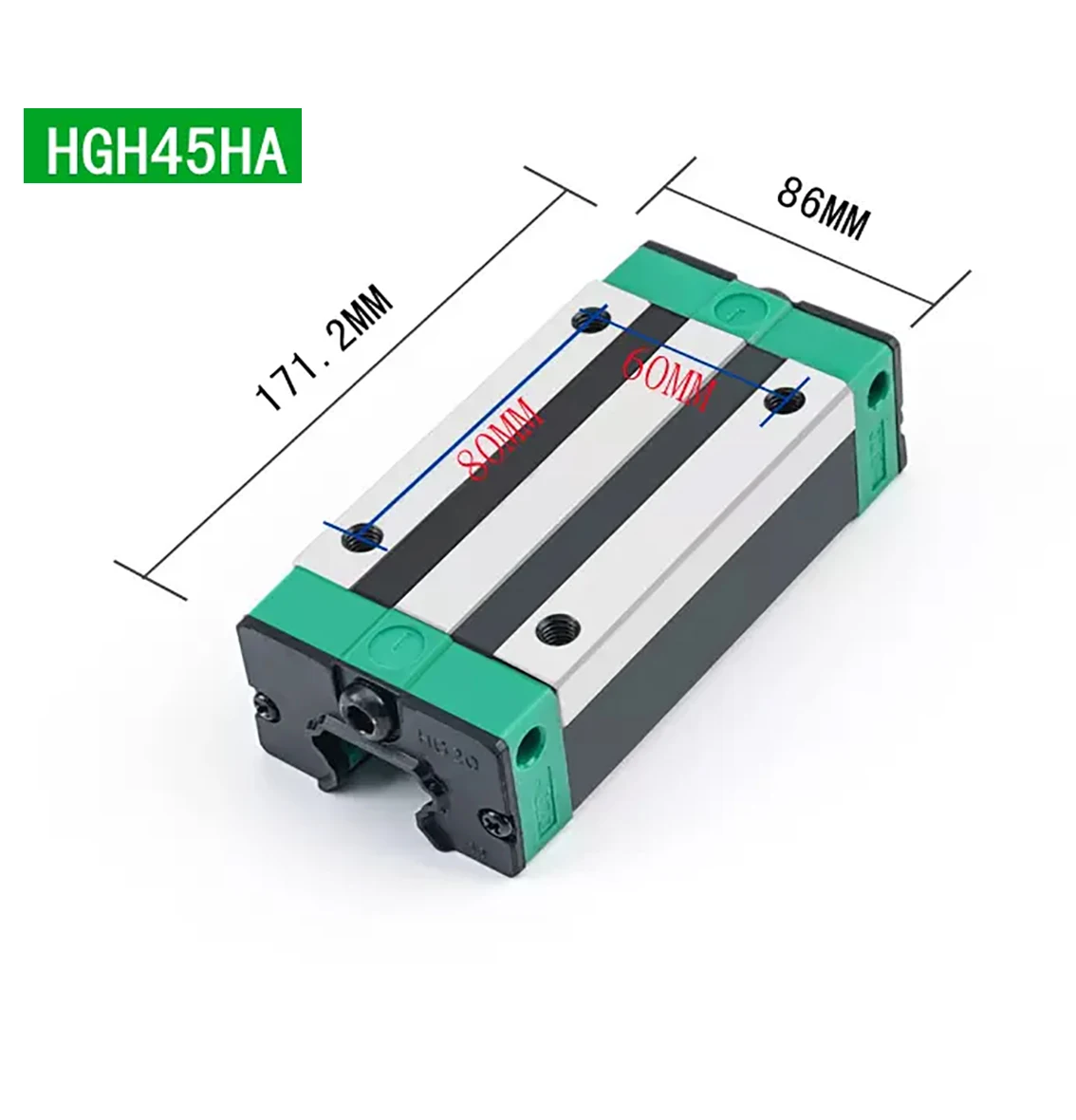 

4 шт. HGH45 HA линейная направляющая рельсовая каретка ЧПУ для 3D-принтера миниатюрная линейная направляющая скольжения