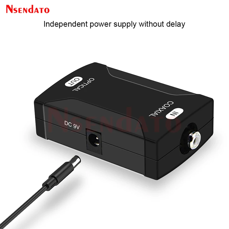 Digital Audio Decoder Digital Coax Coaxial RCA to Spdif Toslink Optical Fiber Audio Converter Adapter For Blu-Ray DVD TV Box