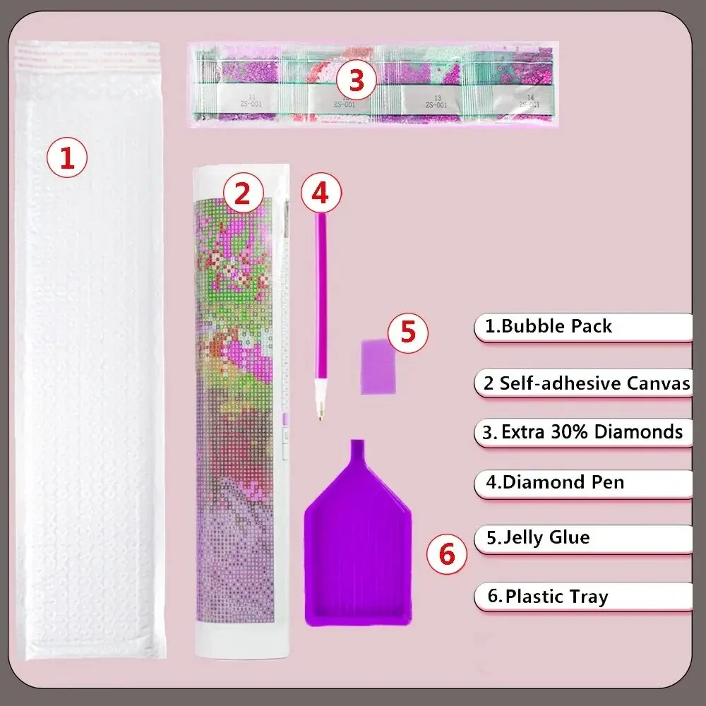 Diamond Painting Disney 5D Diamond Painting Castle And Mickey Mouse Full Drill Round Mosaic