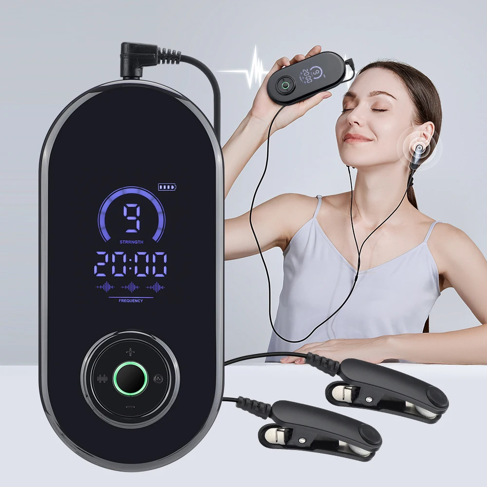 

CES Sleep Aid Insomnia Electrotherapy Device Anxiety And Depression Migraine Relieve Anxiety Head Pain Fast Sleep Instrument