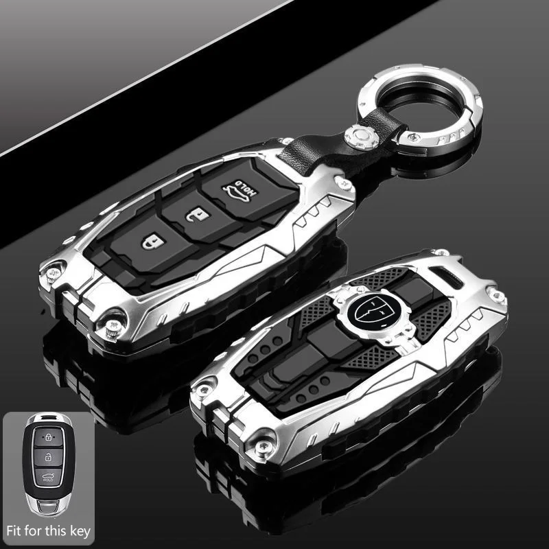 Premium Car Key Cover with Keychain - Durable Protective Shell