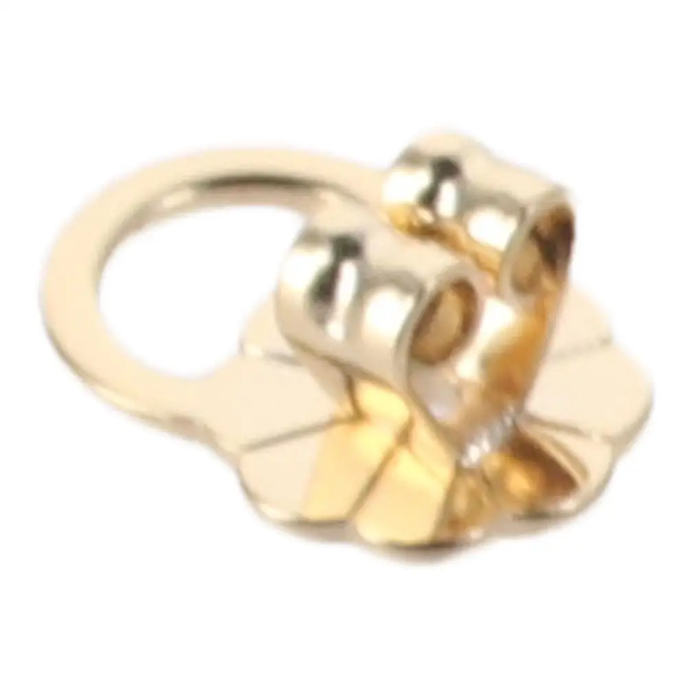 Plum Blossom Ear Plug Earring Backs Gold Earring Lifter Backs White Gold Copper Secure Backers For Studs
