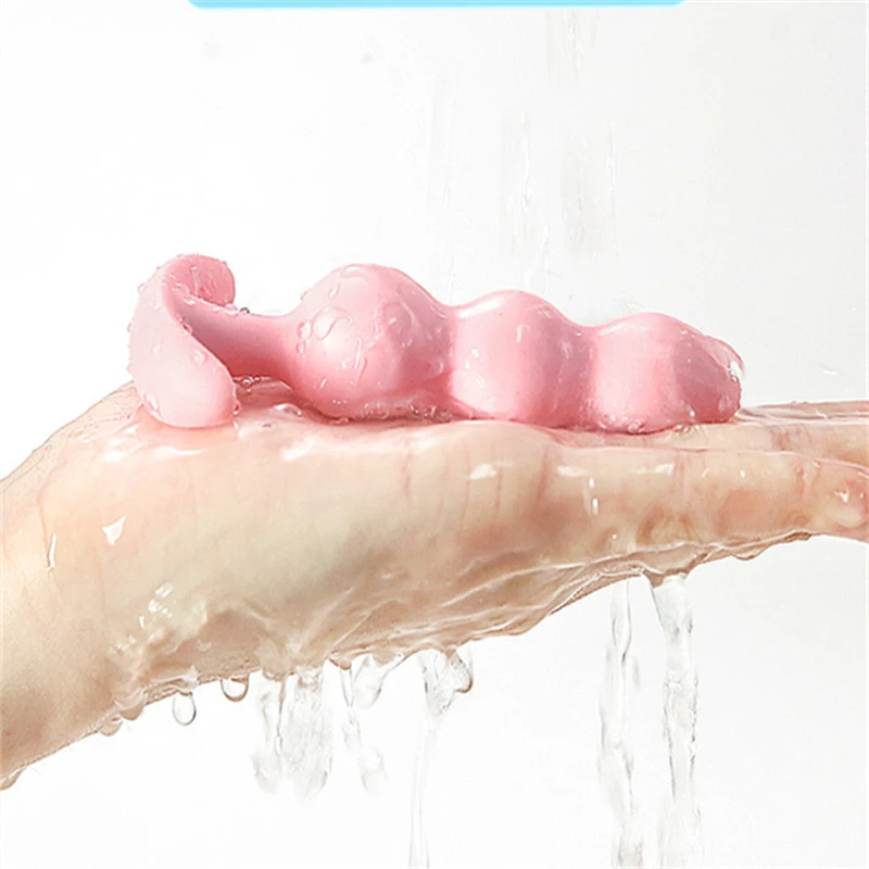 Weicher Silikon Analplug Mit Zugperlen Für Einsteiger_voghion.com