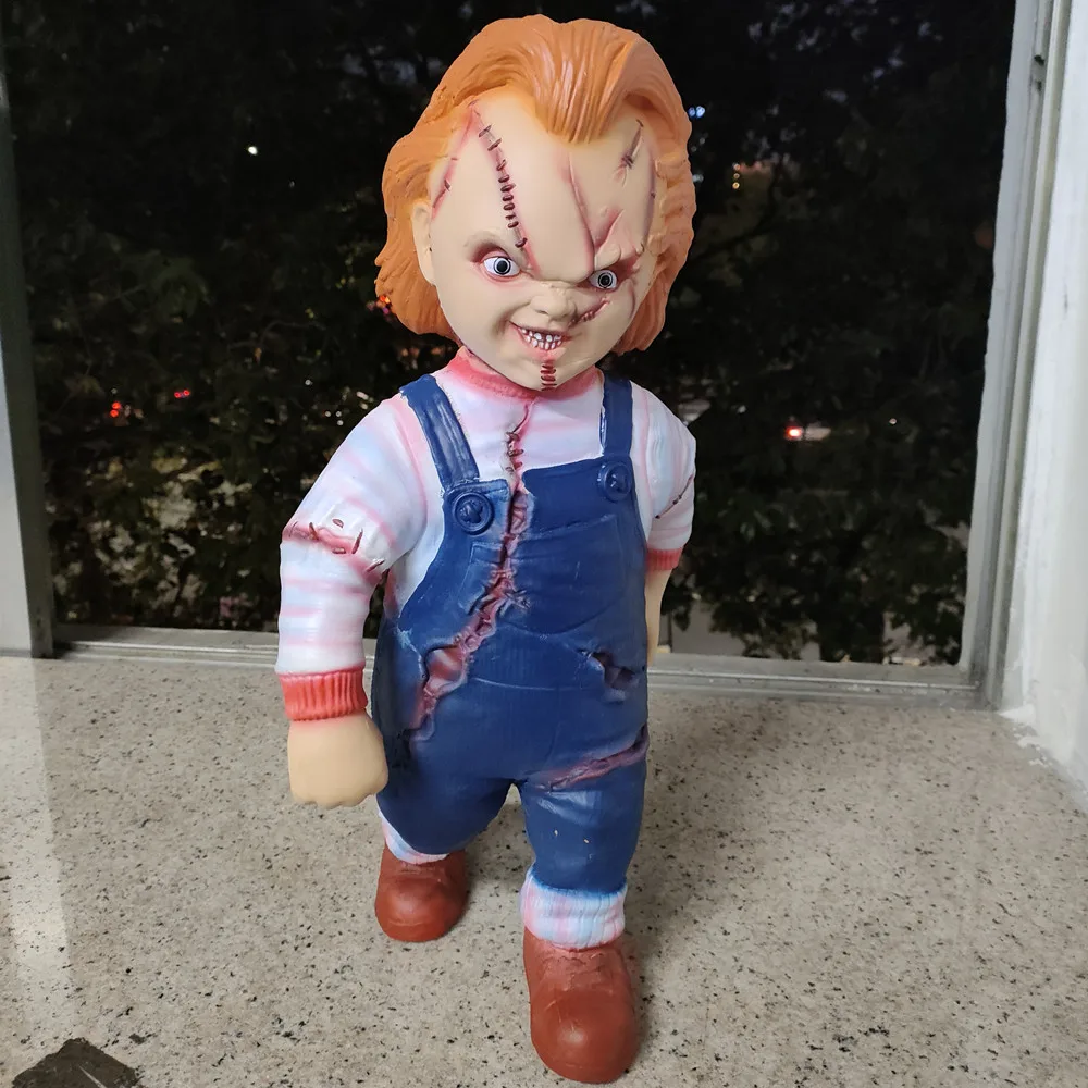 Chucky-Seed of Stand Statue Original, Coleção Horror Figure