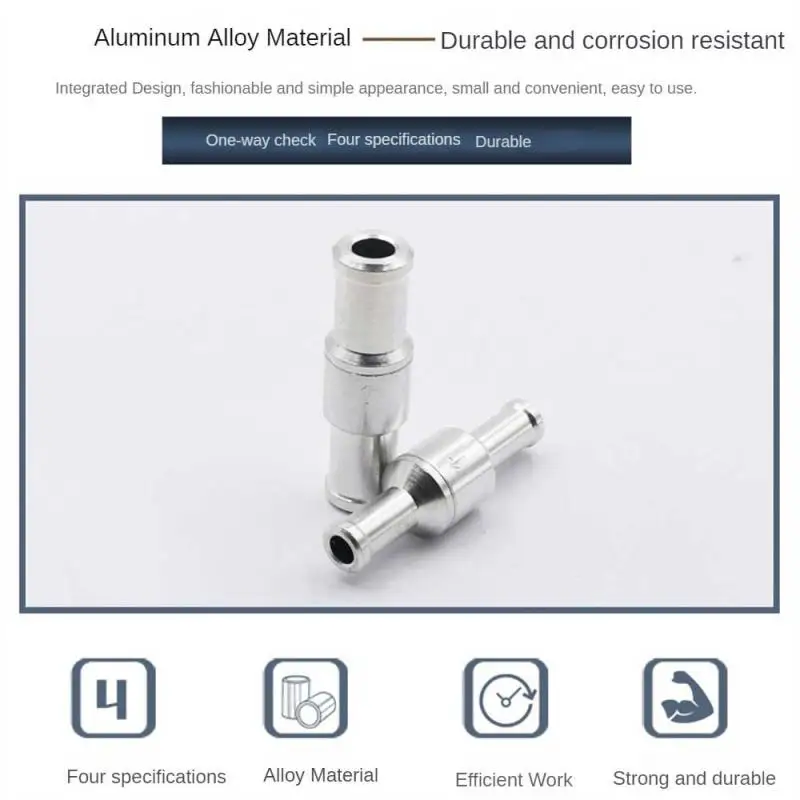 Check Valve Made Of Rust Resistant And Durable Aluminum Alloy Resistant To Gasoline And Aging Exhaust System Vehicle Check Valve