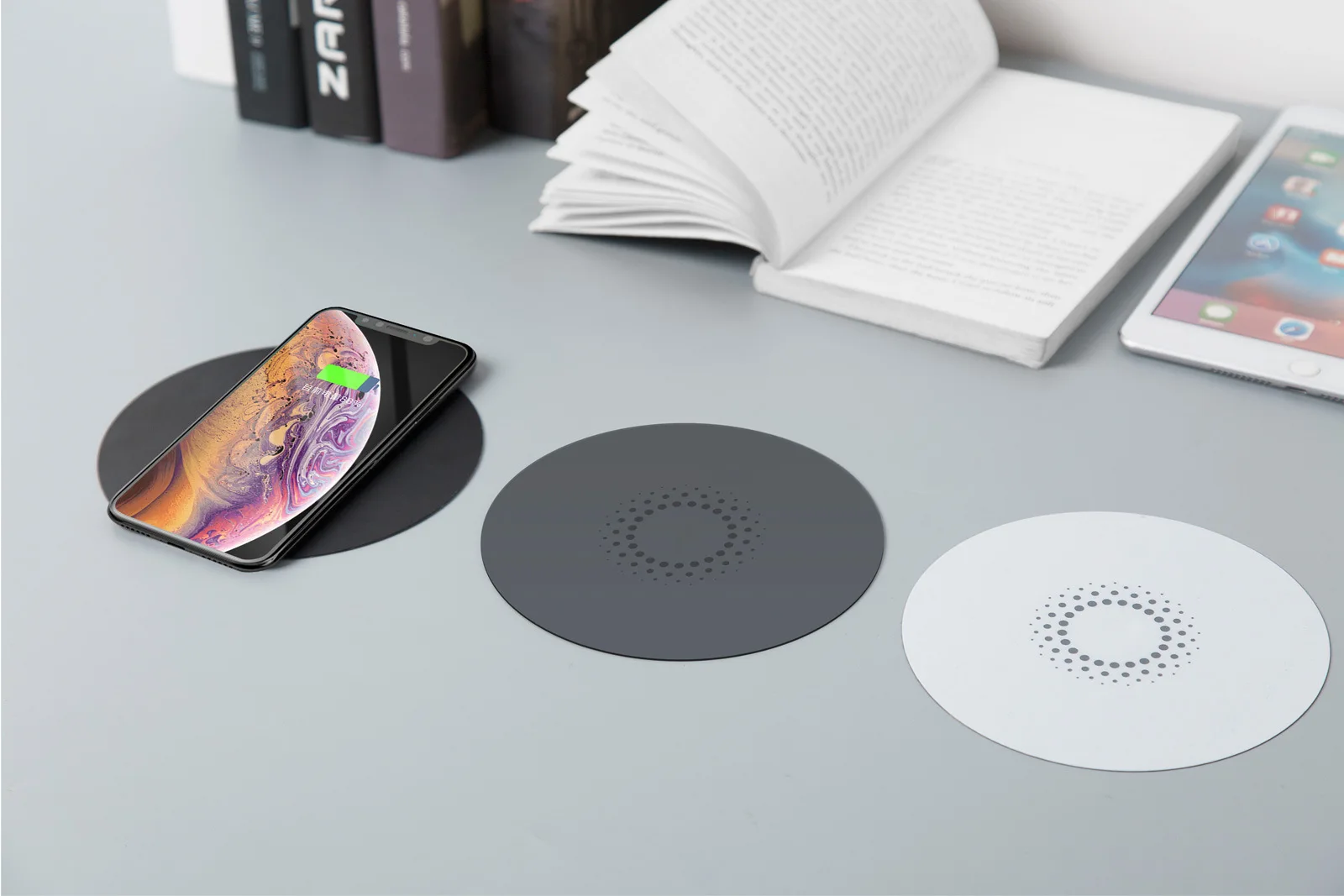 apple watch and phone charger Qi Invisible Wireless Charger Long distance 30MM Table Wireless Charging Base for iPhone 11 XS Max XR Samsung S20 Xiaomi HuaWei iphone wireless charger