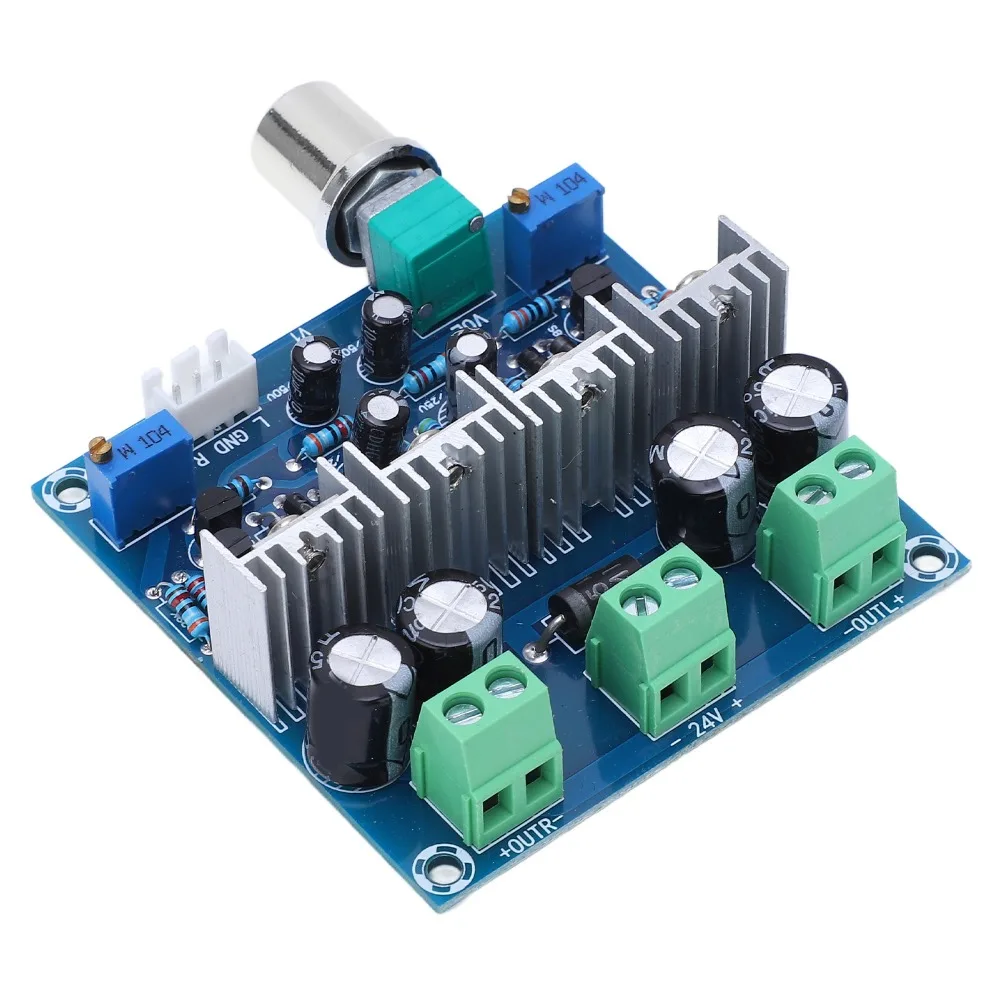 XH-A851 회로 전력 증폭기 보드 2채널 DC 24V 오디오 증폭기 회로 보드 15W*2 클래스 A 증폭기 회로 모듈
