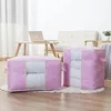 Non-woven Portable Clothes Storage Bag Organizer Folding Closet Organizer for Pillow Quilt Blanket Bedding 2