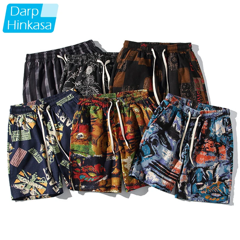 Шорты мужские быстросохнущие для бега хлопок повседневные брендовые пляжные