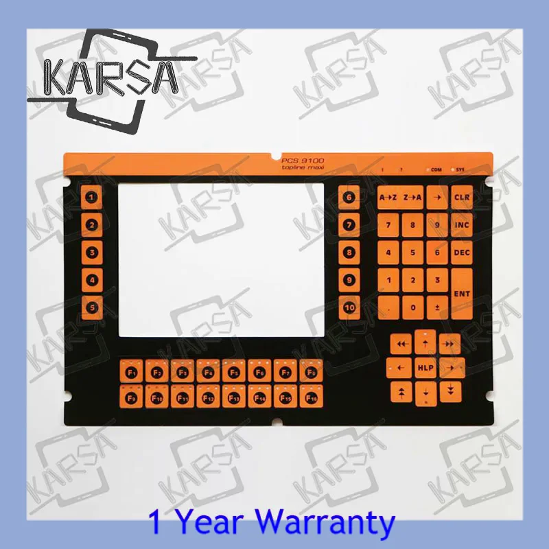 

New for membrane Keypad Keyboard Keysheet LAUER PCS 9100 PCS9100 topline maxi Front Overlay Film Button