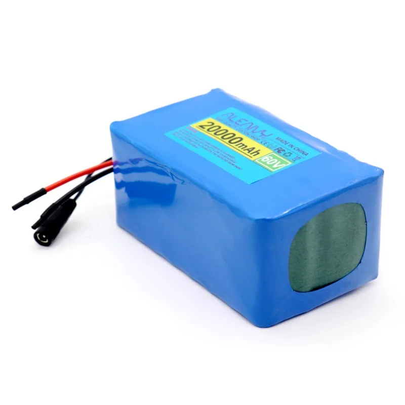 60V 16S2P 20Ah lithium Rechargeable Battery 18650 battery pack for 54.6v 350W 500W 750W 1000W built-in 16S BMS With 2A Charger