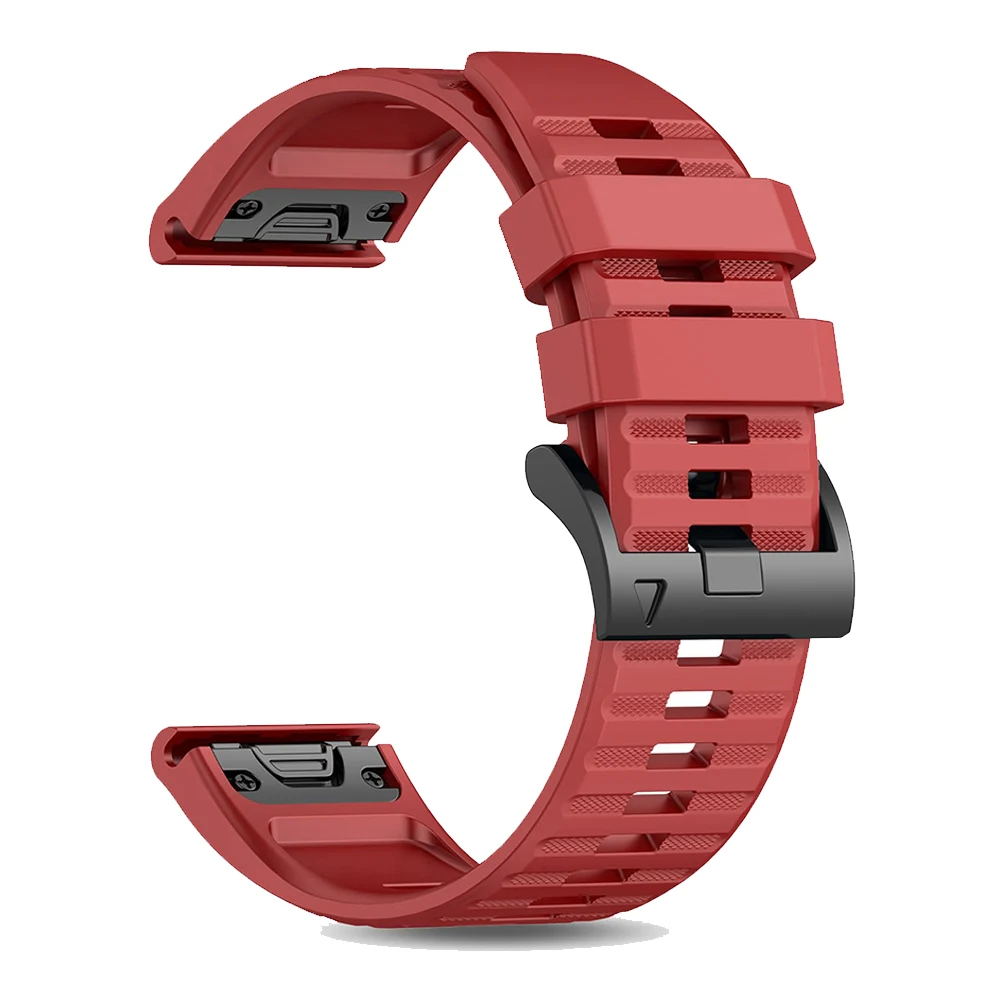 Premium Silicone Watch Band - QuickFit 22mm/26mm Strap in Assorted Colors