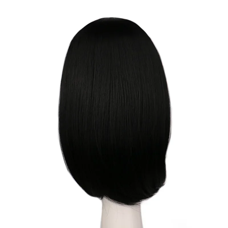 Frauen Mädchen Bob Gerade Cosplay Perücken Kostüm Party Schwarz Weiß Blau Rot Rosa 40 cm Kunsthaar Perücken Party – Detail 12