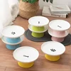 Cat Bowl Ceramic Pet Bowls Cat Dog Bowl Dish Pet Food Plate Kitten Water Dish Feeder  Dog Bowl Feeder for Cats Pet Accessories 2