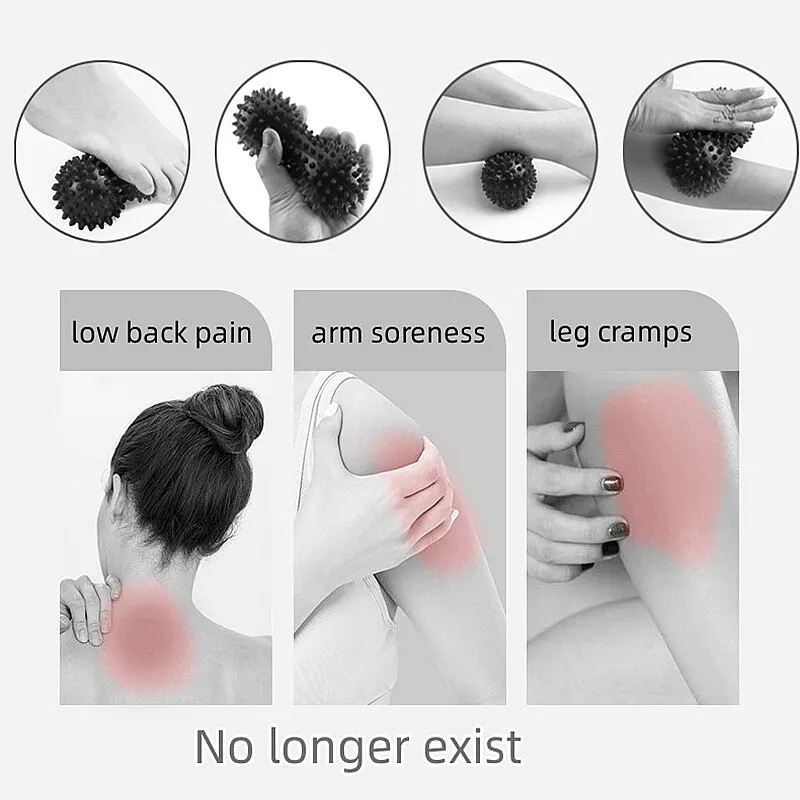 Peanut Massage Ball Pain Stress Sensory Foot Massager Plantar Fasciitis Full Body Deep Tissue Muscle Therapy Relaxation massage ball