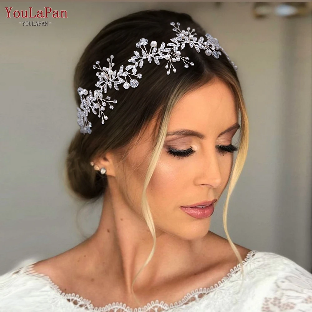 Wedding Tiara Bride Headpieces Party Hair Jewelry Rhinestone Headbands Woman Wedding Bridal Hair Accessories bridal hair accessories hair accessories