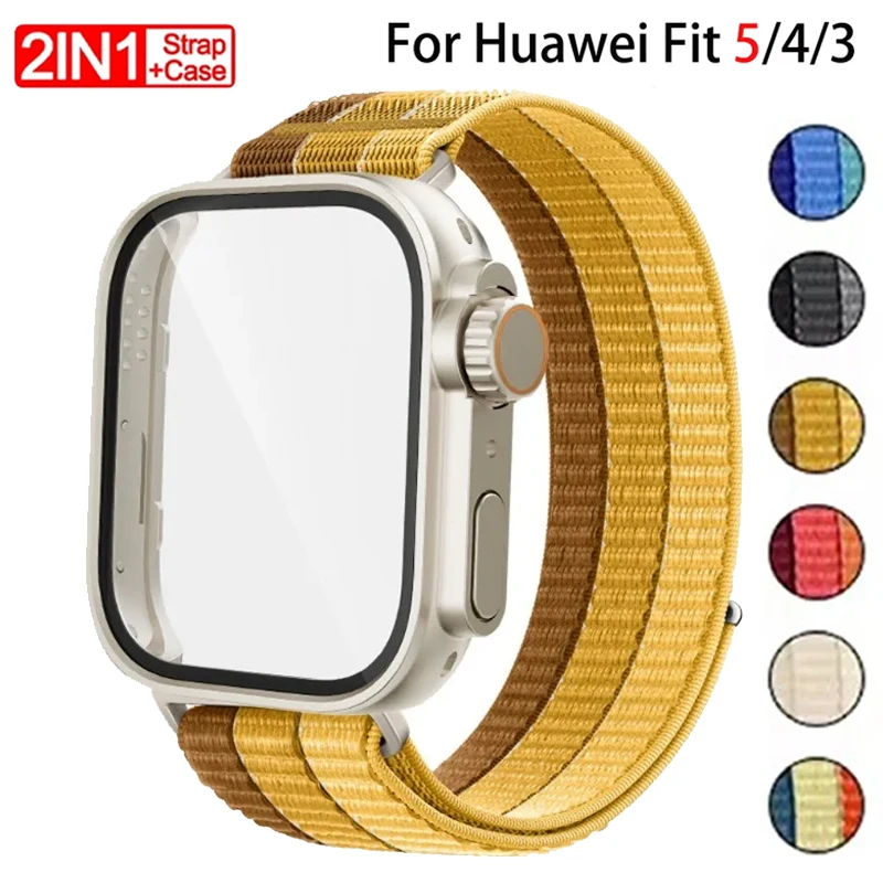 Braided Loop Nylon Strap with PC Case and Screen Protective Cover