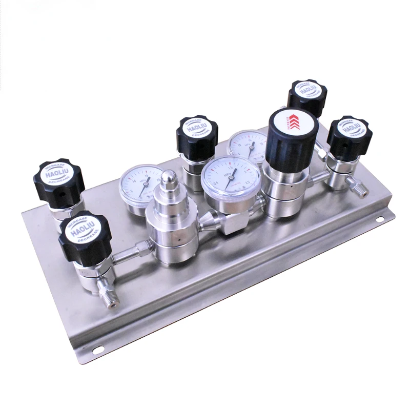 

High Quality stainless steel back pressure regulator with panel