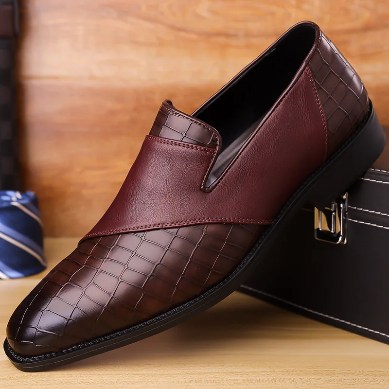 Men's Business Fashion Soft-soled shoes 46 Rubber Comfortable Formal Casual foot cover Breathable oversized party wedding shoes