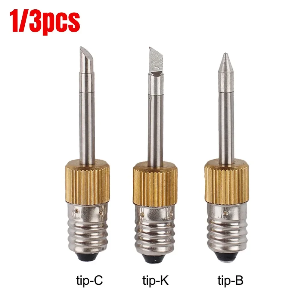 

1/3Pcs 50 MM/1.97'' Soldering Iron Tip Solerding Tools Welding Metalworking Tools For Soldering Iron Tip With E10 Interface