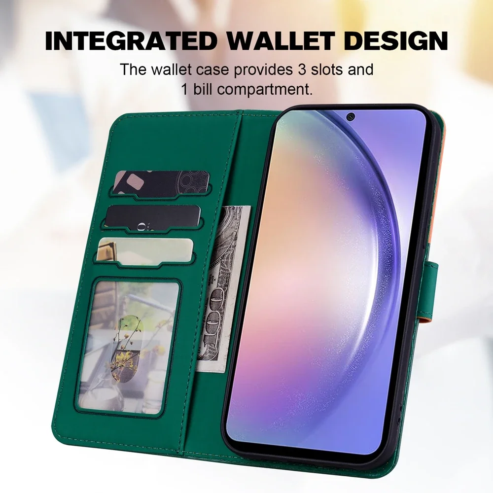 Adorable Kawaii Cat Leather Wallet Flip Phone Case