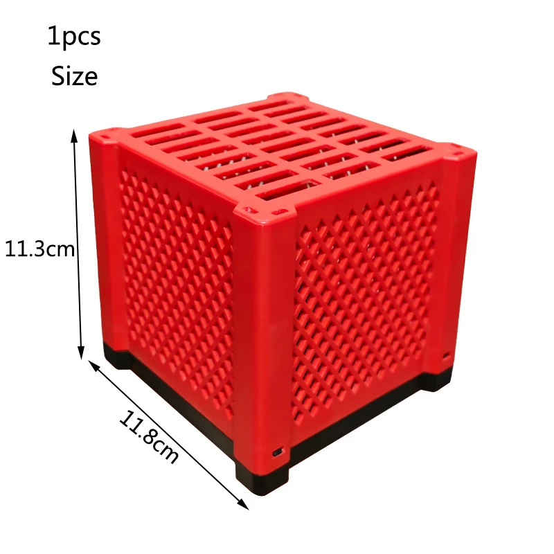 PVC Aquarium Filtration Lagerung Box Aquarium Filter Medien Kunststoff Lagerung Box Cube Verpackung Boxen Aquarium Filter Zubehör – Detail 16