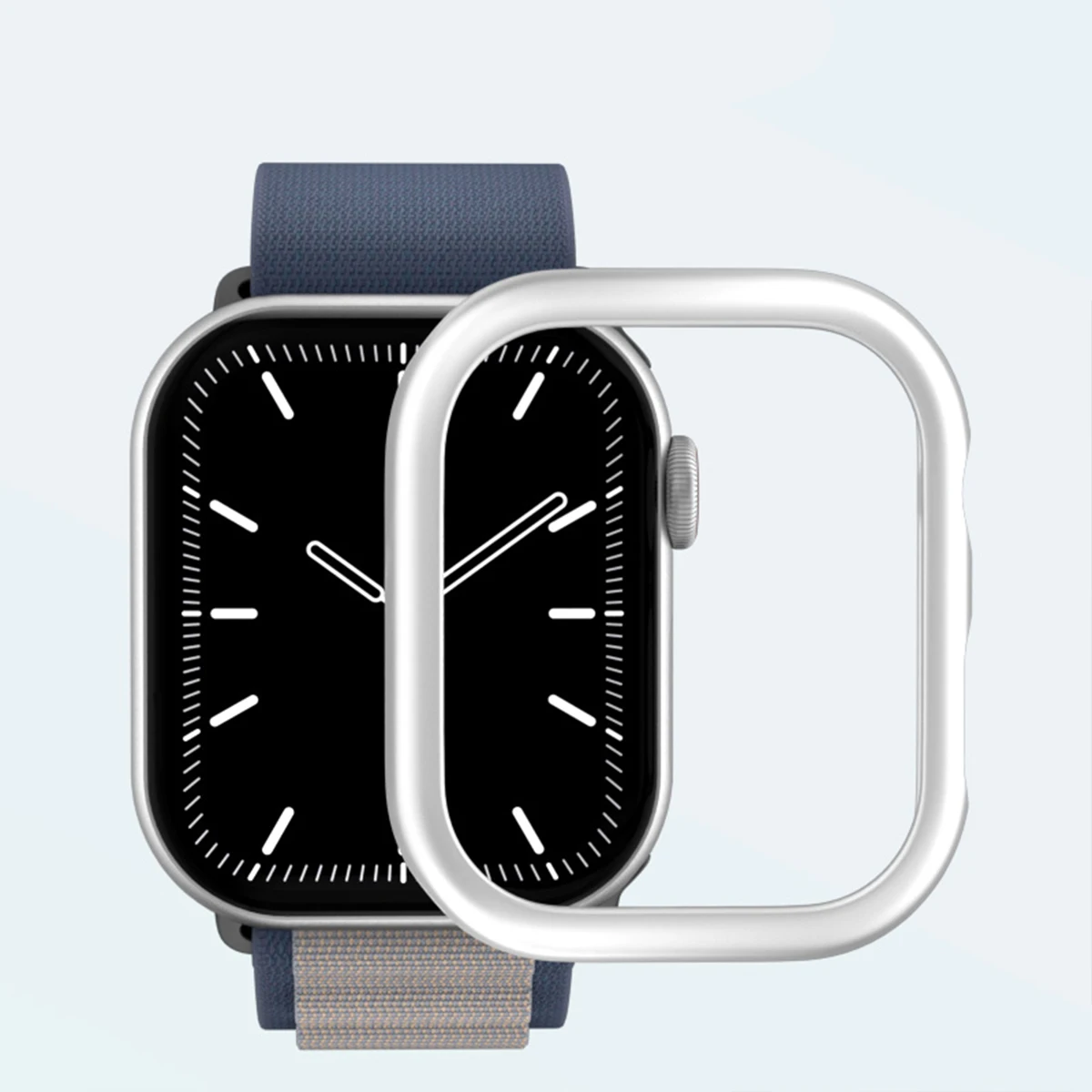 Premium Matte Protective Case for Apple Watch - Hard PC Bumper, Full Coverage Design, No Screen Protector Required