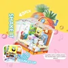 Spongebob Building Blocks Patrick Star Krusty Krab Squidward Tentacles Room Model Bricks Set Desktop Ornaments Kids Toys Gifts 5