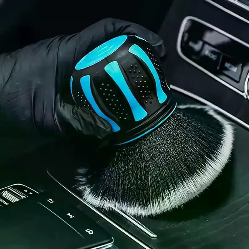 1pcs 소형 다목적 디테일링 브러쉬 먼지 제거 또는 내부 및 섬세한 표면 세척용 부드러운 브러쉬 자동차 청소 도구
