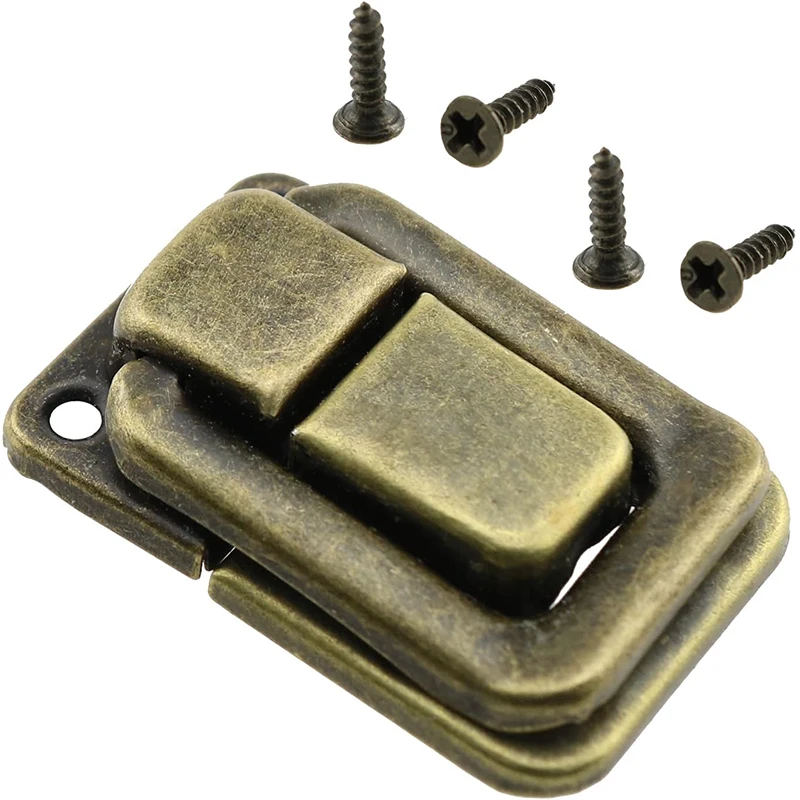 Toggle Lock Latch Catches 4pcs For Jewelry Box Ordinary Gift Wooden Case 38x25mm