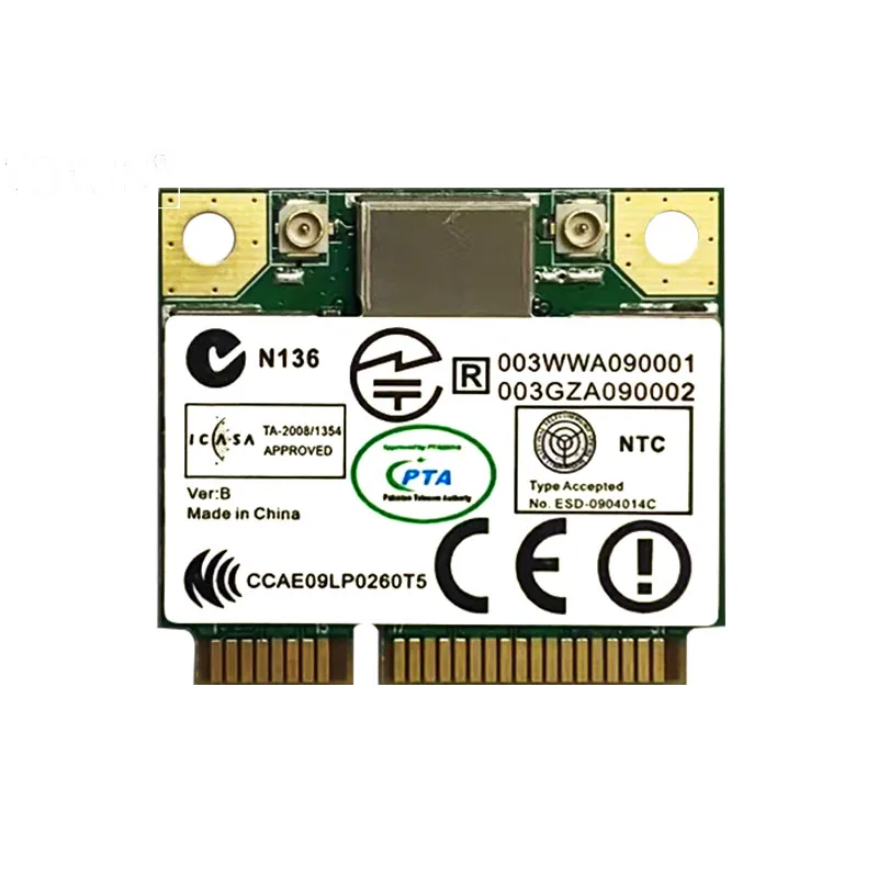 wifi card RTL8822CE 1200Mbps Dual Band 2.4G/5G 802.11AC WiFi Card Network mini PCIe Card Bluetooth 5.0 Support Laptop PC Windows 10 win 11 lan card